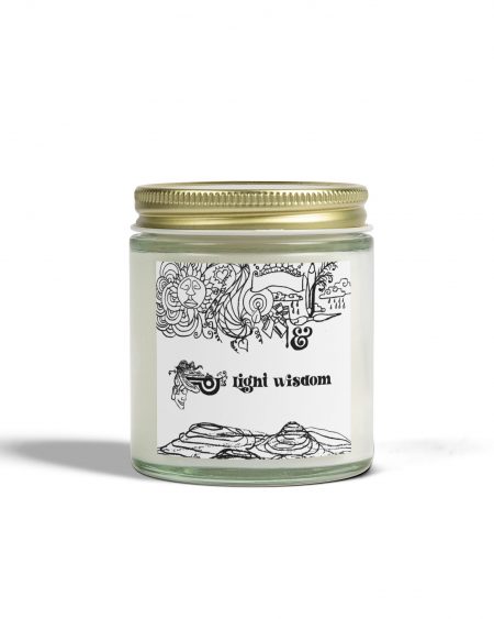 candle // coconut & apricot wax // light wisdom