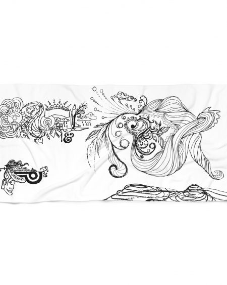 living // polyester & cotton // eb & flow