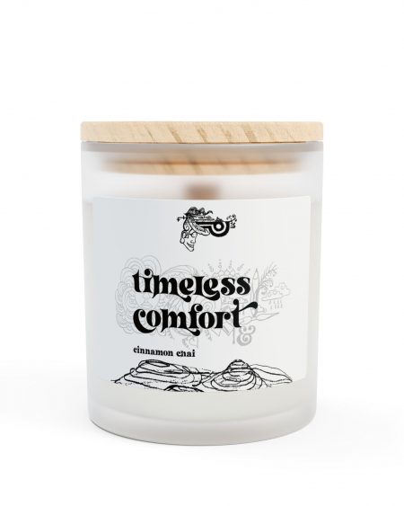 candle // frosted glass // coconut & soy // timeless comfort