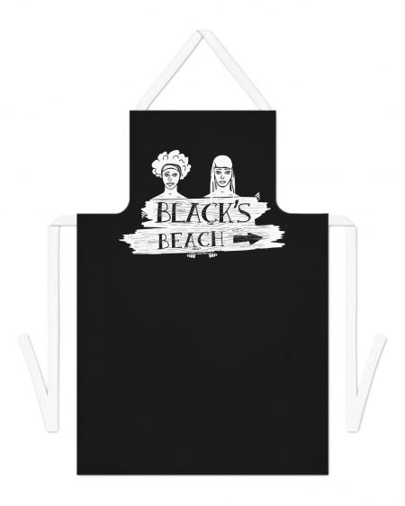 wears // apron // black's beach gals