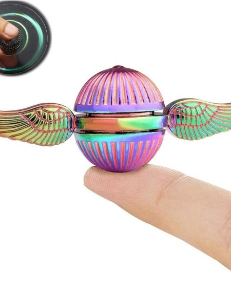 gizmo // fidget // Gold-Bronze-Rainbow Fidget Spinner Magic Orb