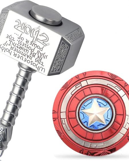 gizmo // fidget // Mini Hammer Fidget Spinners Metal with Star Fidget Finger Spinner