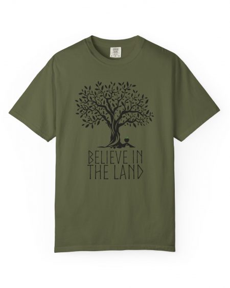 shirt // unisex // believe in the land