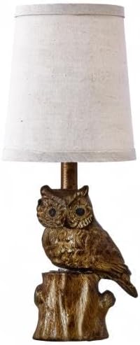 Gold Owl Lamp