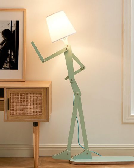 Decorative Figure Reading Standing Light