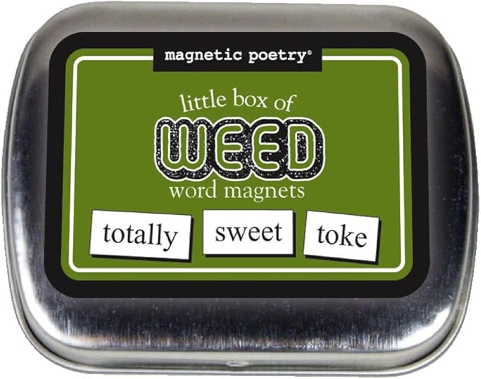 Magnetic Poetry - Little Box of Weed Kit