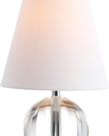 Goddard 16" Crystal Ball/Metal LED Table Lamp