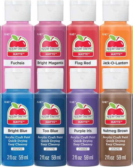Apple Barrel, Vibrant Spectrum Collection Acrylic Craft Paint